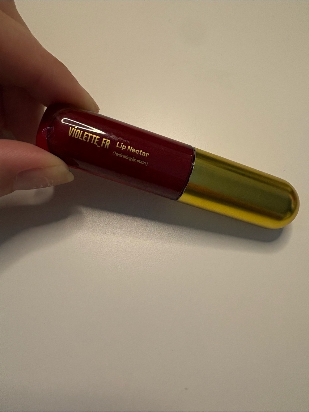 VIOLETTE_FR Lip Nectar Hydrating Gloss — Deep Berry Red